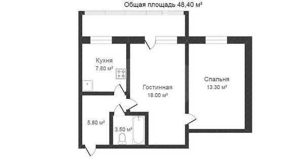 2-к квартира, Вербовая, 4